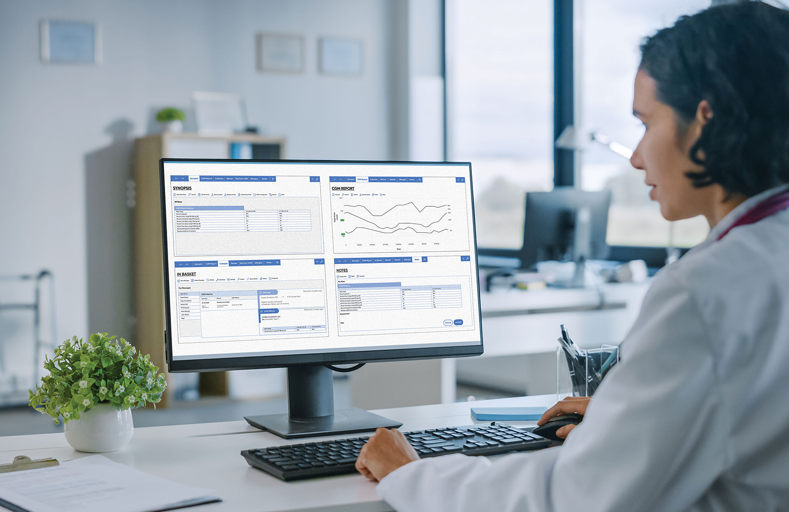 Electronic Health Records (sample screen)